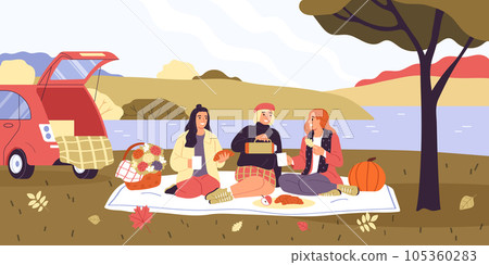 Autumn Pastime Background 105360283