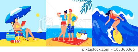 Vacation Flat Set 105360366