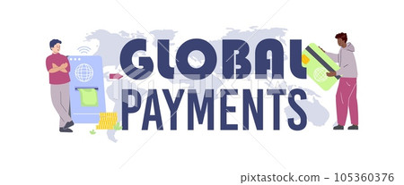 Global Payments Flat Text Global Payments Flat Text 105360376