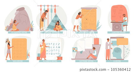 Writing Evolution Set 105360412