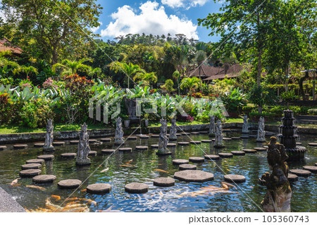 Tirta Gangga, a former royal palace in eastern Bali, Indonesia 105360743