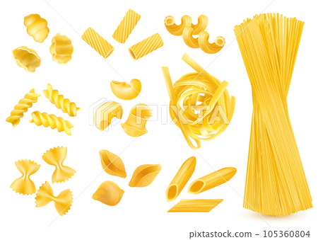 Pasta Realistic Set Pasta Realistic Set 105360804