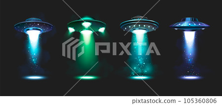 Ufo Spacecrafts Set 105360806