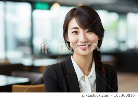 在辦公室工作的女商人 105360830
