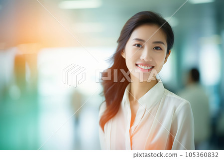 在辦公室工作的女商人 105360832