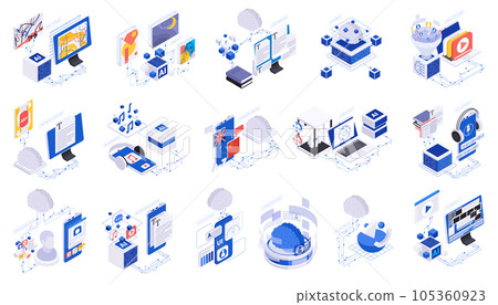 Ai Content Creation Set Ai Content Creation Set 105360923