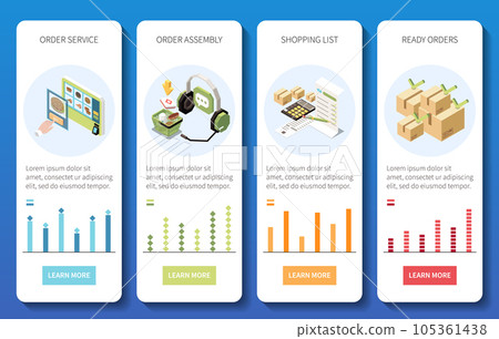 Curbside Pickup Vertical Banners Curbside Pickup Vertical Banners 105361438