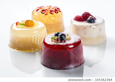 Blancmange Jelly Dessert, Homemade Pudding, Fruit Mousse, Muhallebi, Abstract Generative AI Illustration Blancmange Jelly Dessert, Homemade Pudding, Fruit Mousse, Muhallebi, Abstract Generative AI Illustration 105362364