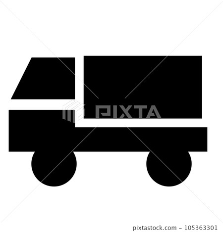 代表電子商務、交付的填充風格圖標 105363301