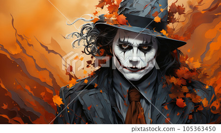 Halloween with a slightly scary image Halloween with a slightly scary image 105363450