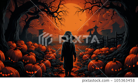 萬聖節的畫面有點嚇人 105363458