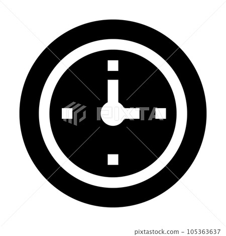 Filled style icons representing schedules, clocks Filled style icons representing schedules, clocks 105363637