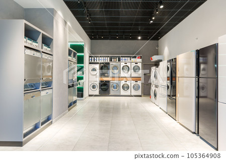 Interior of premium home appliance store in a mall 105364908