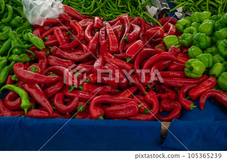 Pepper trading in the Turkish market 105365239