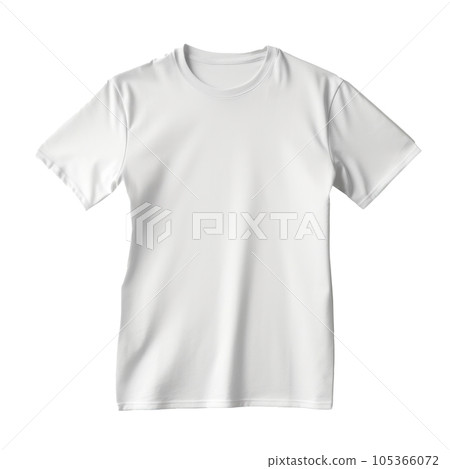 White T-Shirt Mockup Isolated 105366072