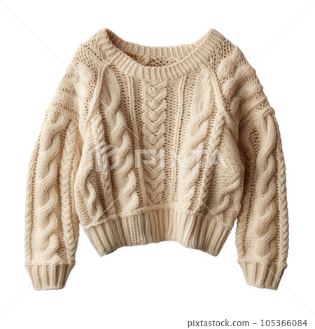 Cozy sweater isolated 105366084