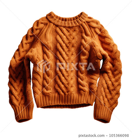 Cozy sweater isolated 105366098