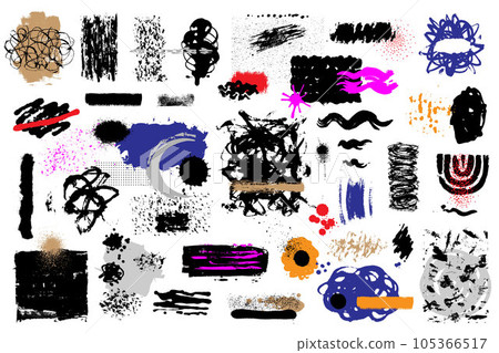 aerosol spray paint isolated texture set 105366517