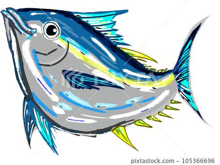 簡單的金槍魚插圖 105366696