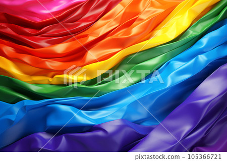 LGBT colored abstract flag background. AI generated 105366721