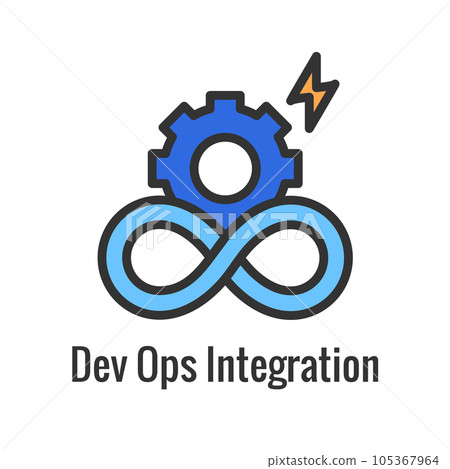 Kubernetes Development and Environment Icon Showing Aspect Kubernetes Development and Environment Icon Showing Aspect 105367964