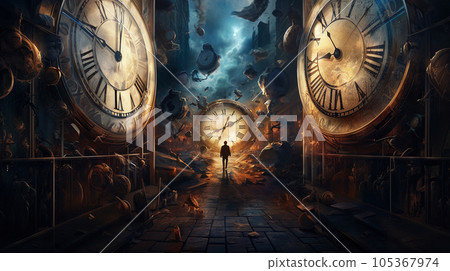 Time travel. Jump into the time portal in hours 105367974