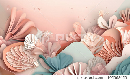 Professional background with different shapes in pastel colors 105368453