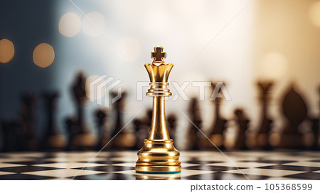 business strategy brainstorm chess board game with hand touch black background with free copy space for your text 105368599