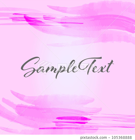 Square watercolor hand drawn text space frame material illustration image Square watercolor hand drawn text space frame material illustration image 105368888