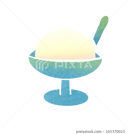 Vanilla ice cream stamp 105370023