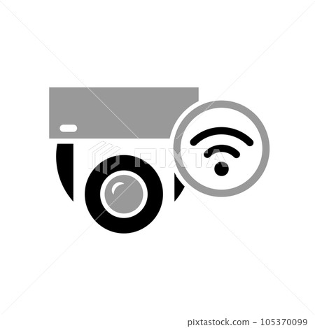 Illustration Vector graphic of cctv icon 105370099