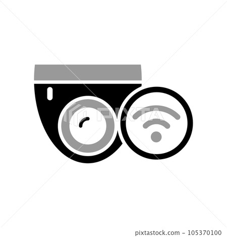 Illustration Vector graphic of cctv icon 105370100