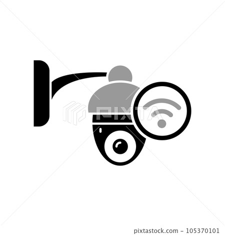 Illustration Vector graphic of cctv icon 105370101