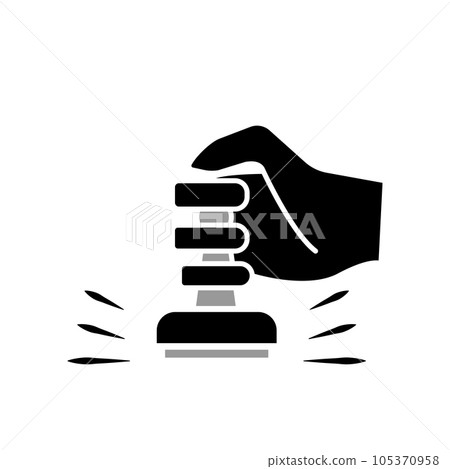 Illustration Vector graphic of stamp icon 105370958