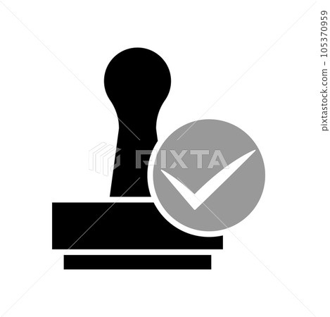 Illustration Vector graphic of stamp icon 105370959