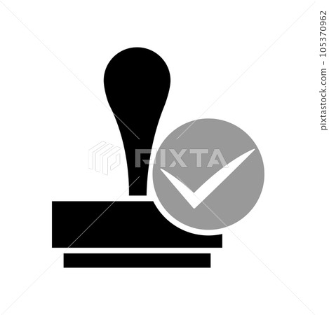 Illustration Vector graphic of stamp icon 105370962