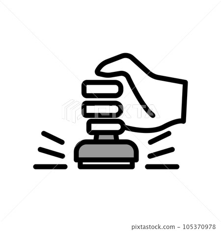Illustration Vector graphic of stamp icon 105370978