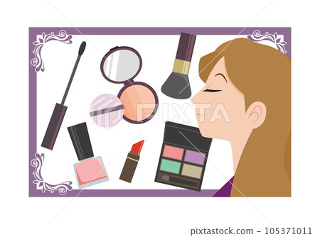 女人和化妝 105371011