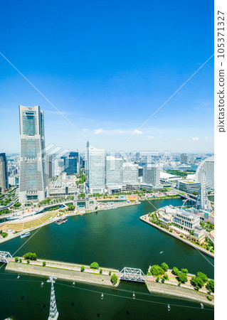 Cityscape of Minato Mirai, Yokohama City, Kanagawa Prefecture Cityscape of Minato Mirai, Yokohama City, Kanagawa Prefecture 105371327
