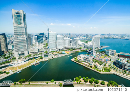 Cityscape of Minato Mirai, Yokohama City, Kanagawa Prefecture Cityscape of Minato Mirai, Yokohama City, Kanagawa Prefecture 105371340