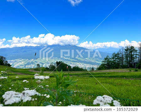 Yatsugatake seen from Fujimi Panorama Resort Gondola Sanroku Station 105372029