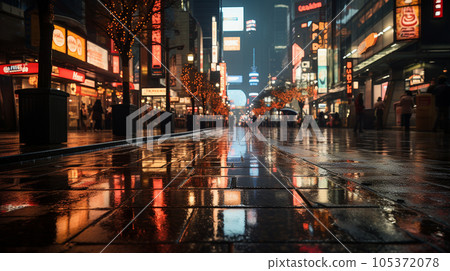 雨後黃昏的街角 105372078