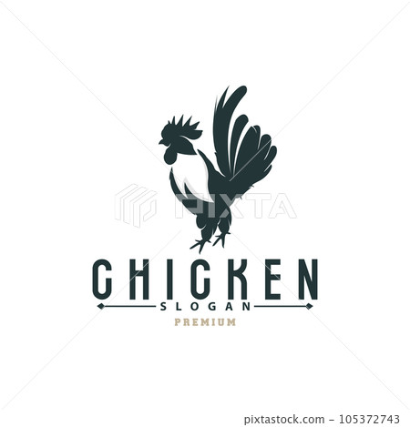 organic roasted chicken meat logo design inspiration, best for line art  organic food logo vector Stock Vector Image & Art - Alamy