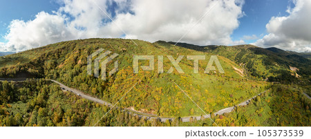 "Iwate Prefecture" Hachimantai and Aspite Line with autumn leaves "Iwate Prefecture" Hachimantai and Aspite Line with autumn leaves 105373539