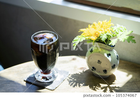 Cafe image Ice coffee Cafe image Ice coffee 105374067