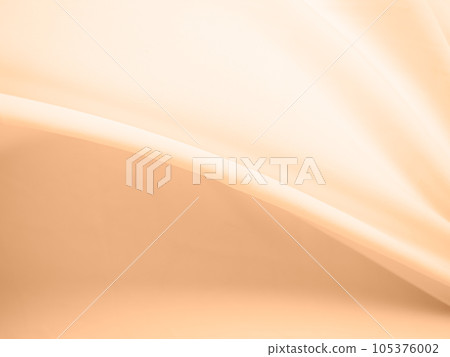 Peach Fabric Soft Silk Background,Blur Abstract Satin Cloth Gold Pastel Surface Glossy Backdrop,Texture Linen Beige Space,Template Wallpaper Product Cosmetic,Smooth Design Tablecloth Material Pattern. 105376002