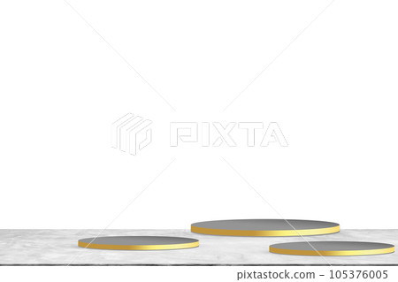 Gold Gray Podium Stage Isolated on White Background,Platform Table Product Studio Room Floor Cement Loft,Circle Shelf round Mockup Display Stand Pedestal Scene Show Summer Winter Cosmetic Presentation Gold Gray Podium Stage Isolated on White Background,Platform Table Product Studio Room Floor Cement Loft,Circle Shelf round Mockup Display Stand Pedestal Scene Show Summer Winter Cosmetic Presentation 105376005