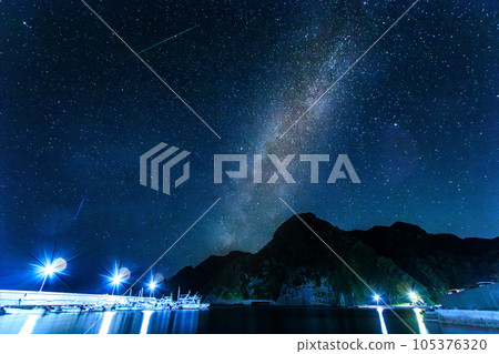Minamiizu Hirizo Hamanakagi Port Milky Way starscape photography 105376320