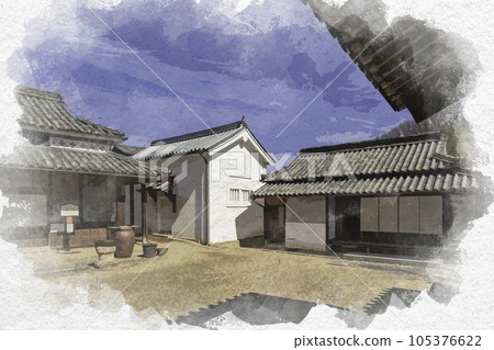 Watercolor style Ato Hakukai Memorial Park Ato Hakukai Former Residence Asakuchi City, Okayama Prefecture Watercolor style Ato Hakukai Memorial Park Ato Hakukai Former Residence Asakuchi City, Okayama Prefecture 105376622