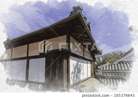 水彩風格阿藤博海紀念公園阿藤博海故居岡山縣淺口市 水彩風格阿藤博海紀念公園阿藤博海故居岡山縣淺口市 105376643